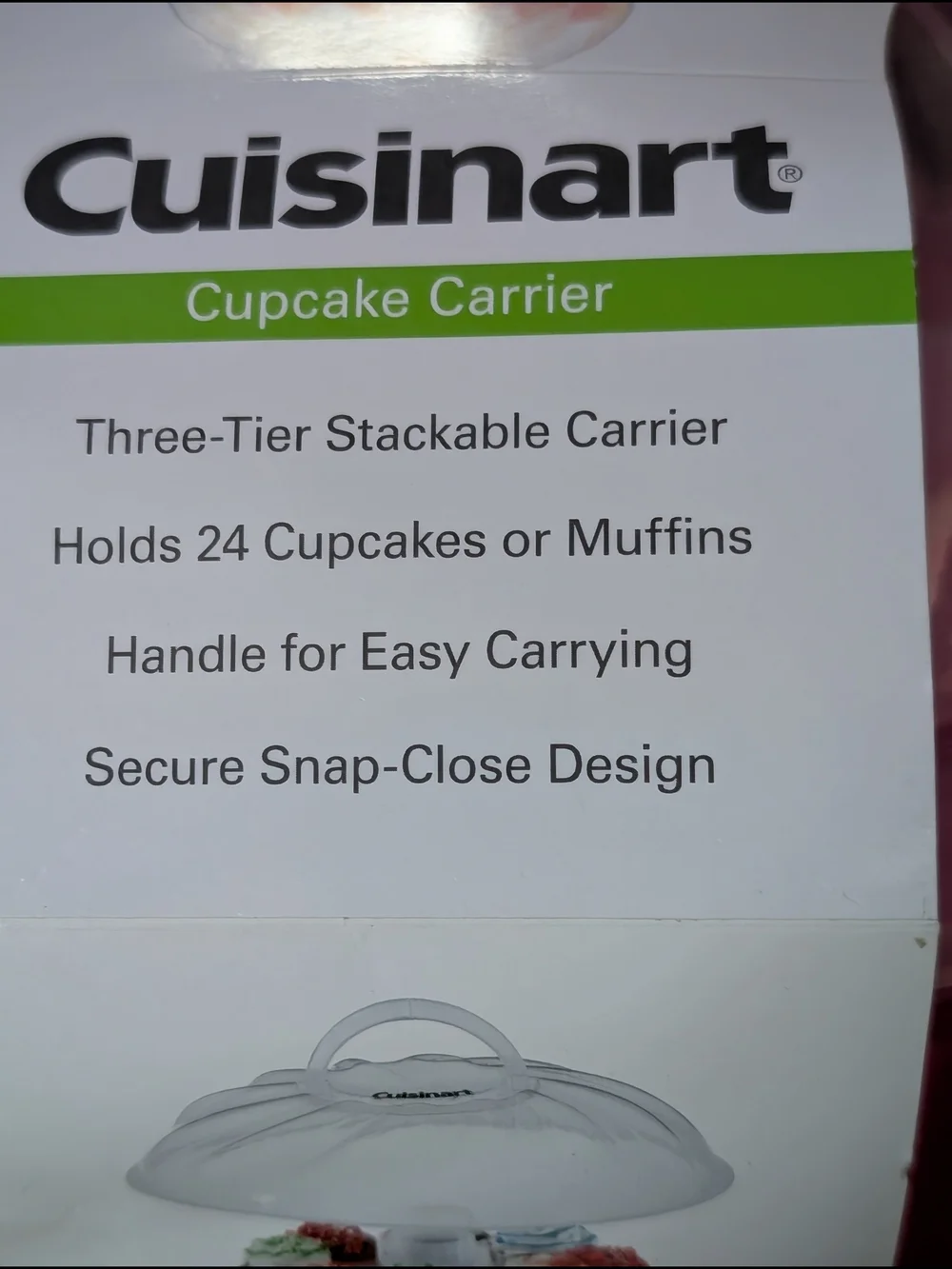 Cuisinart pink cupcake